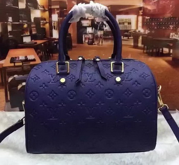 Louis Vuitton Monogram Empreinte Speedy 30 Bag M40762 Royal Louis Vuitton Monogram Empreinte Speedy 30 Bag M40762 Royal