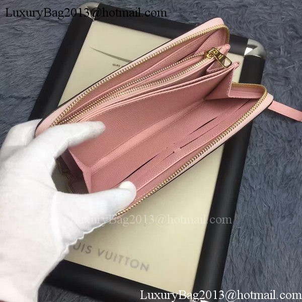 Louis Vuitton Monogram Empreinte ZIPPY WALLET M60571 Pink Louis Vuitton Monogram Empreinte ZIPPY WALLET M60571 Pink