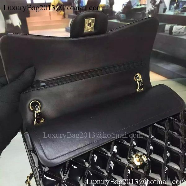Chanel Classic Flap Bag Original Patent Leather CHA7212 Black