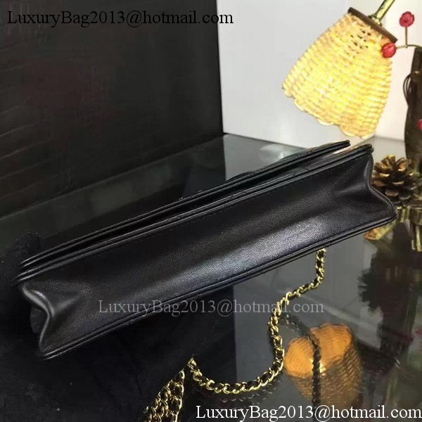 Chanel WOC mini Flap Bag Black Sheepskin A5373 Gold Chanel WOC mini Flap Bag Black Sheepskin A5373 Gold