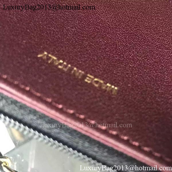 Chanel WOC mini Flap Bag Black Sheepskin A5373 Gold Chanel WOC mini Flap Bag Black Sheepskin A5373 Gold