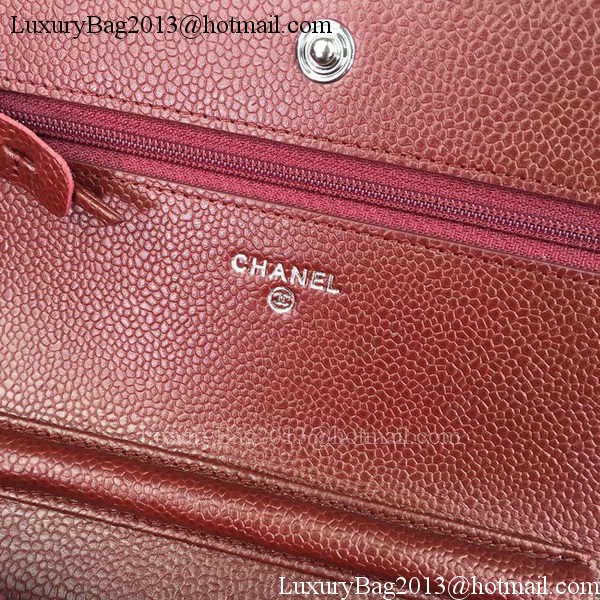 Chanel mini Flap Bag Cannage Pattern A8373 Burgundy Chanel mini Flap Bag Cannage Pattern A8373 Burgundy