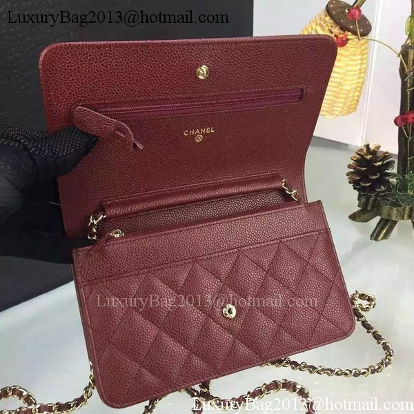 Chanel mini Flap Bag Cannage Pattern A8373 Burgundy Chanel mini Flap Bag Cannage Pattern A8373 Burgundy