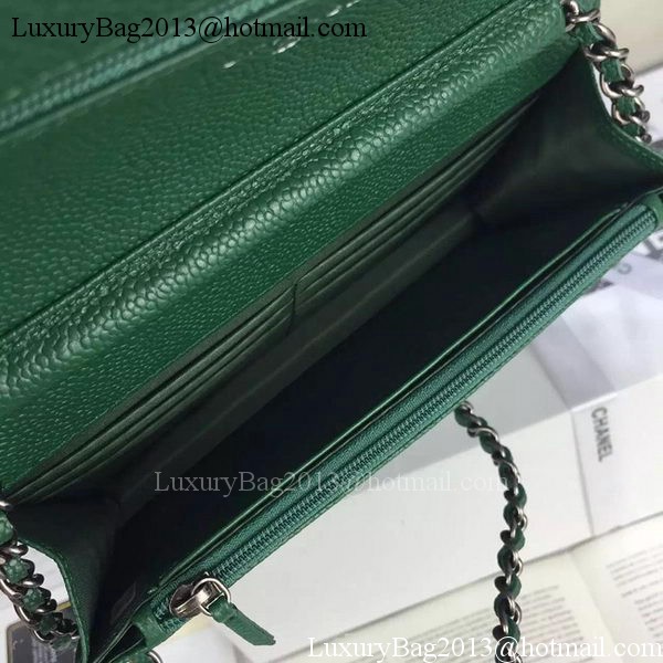 Chanel mini Flap Bag Cannage Pattern A8373 Green Chanel mini Flap Bag Cannage Pattern A8373 Green