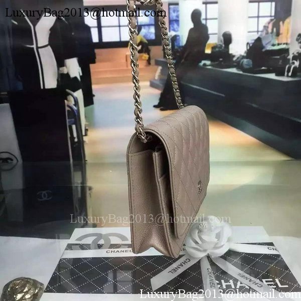 Chanel mini Flap Bag Cannage Pattern A8373 Grey Chanel mini Flap Bag Cannage Pattern A8373 Grey