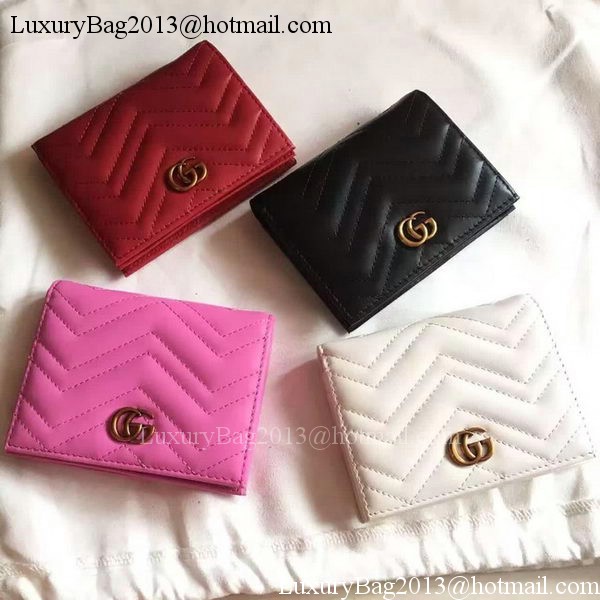 Gucci GG Marmont Card Case 443125 Rose Gucci GG Marmont Card Case 443125 Rose
