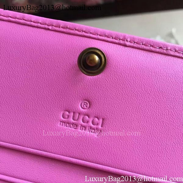 Gucci GG Marmont Card Case 443125 Rose Gucci GG Marmont Card Case 443125 Rose