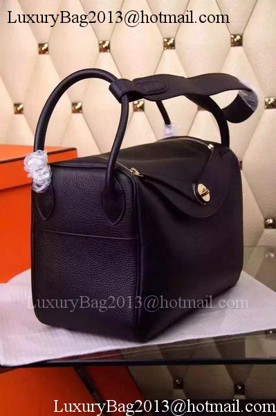 Hermes Lindy 30CM Leather Shoulder Bag H0881 Black Hermes Lindy 30CM Leather Shoulder Bag H0881 Black