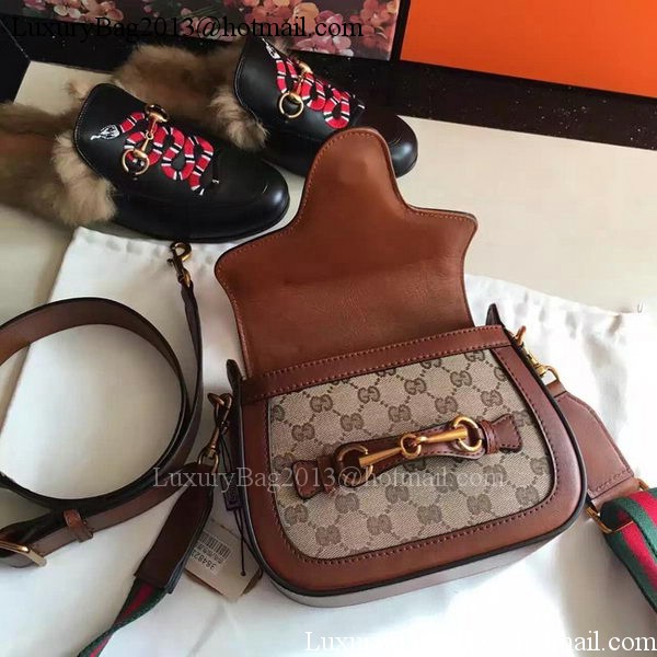 Gucci Lady Web GG Canvas Shoulder Bag 383821 Brown Gucci Lady Web GG Canvas Shoulder Bag 383821 Brown