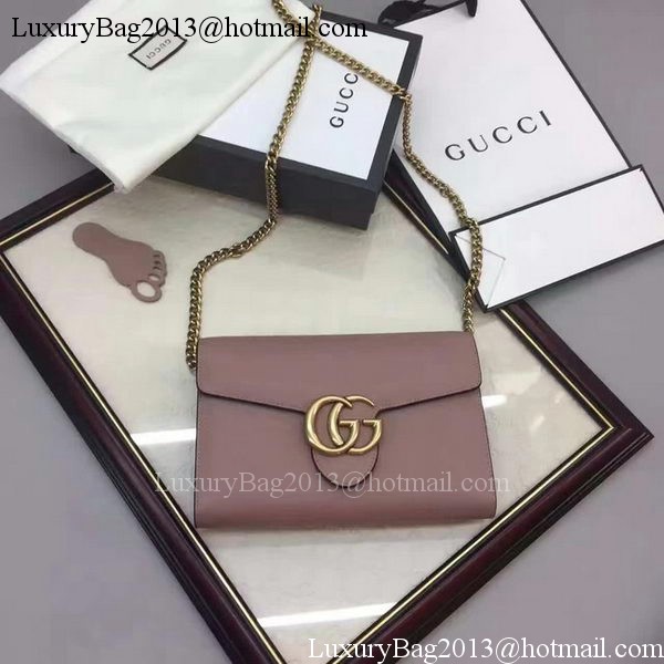 Gucci GG Marmont Leather mini Chain Bag 401232 Grey Gucci GG Marmont Leather mini Chain Bag 401232 Grey