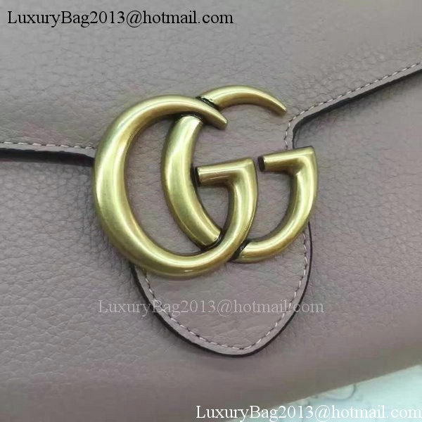 Gucci GG Marmont Leather mini Chain Bag 401232 Grey Gucci GG Marmont Leather mini Chain Bag 401232 Grey