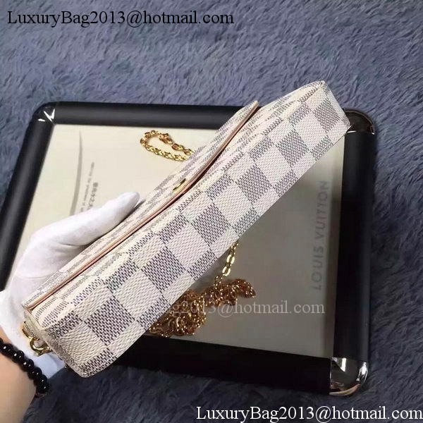 Louis Vuitton Damier Azur Canvas POCHETTE FELICIE N63106 Louis Vuitton Damier Azur Canvas POCHETTE FELICIE N63106