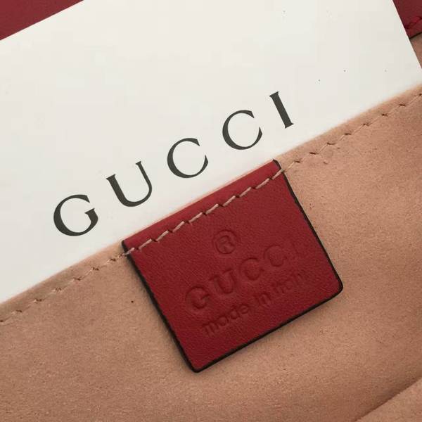 Gucci Now GG Marmont Mini Shoulder Bag 446744 Red Gucci Now GG Marmont Mini Shoulder Bag 446744 Red