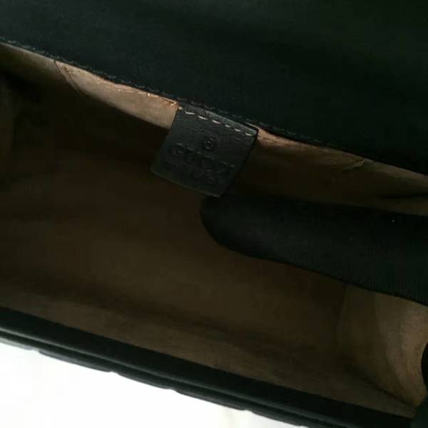 Gucci Padlock Gucci Signature Mini Shoulder Bag 409487A Black Gucci Padlock Gucci Signature Mini Shoulder Bag 409487A Black