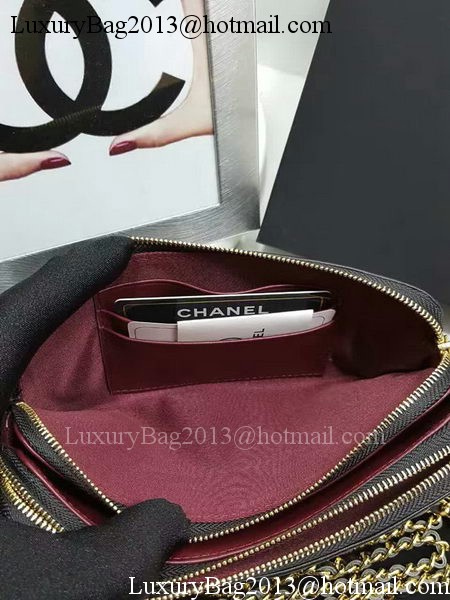 Chanel mini Shoulder Bag Black Sheepskin Leather A7020 Gold Chanel mini Shoulder Bag Black Sheepskin Leather A7020 Gold