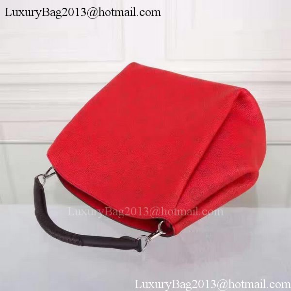 Louis Vuitton Calfskin Leather Babylone PM M50031 Red Louis Vuitton Calfskin Leather Babylone PM M50031 Red