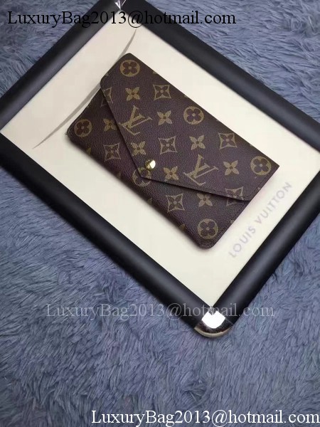 Louis Vuitton Monogram Canvas JEANNE WALLET M62155 Rose Louis Vuitton Monogram Canvas JEANNE WALLET M62155 Rose