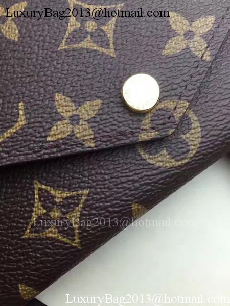 Louis Vuitton Monogram Canvas JEANNE WALLET M62155 Rose Louis Vuitton Monogram Canvas JEANNE WALLET M62155 Rose