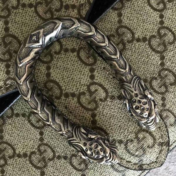 Gucci Mini Dionysus GG Canvas Shoulder Bag 421970 Black Gucci Mini Dionysus GG Canvas Shoulder Bag 421970 Black