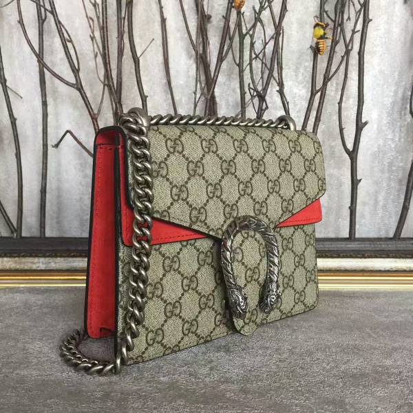 Gucci Mini Dionysus GG Canvas Shoulder Bag 421970 Red Gucci Mini Dionysus GG Canvas Shoulder Bag 421970 Red
