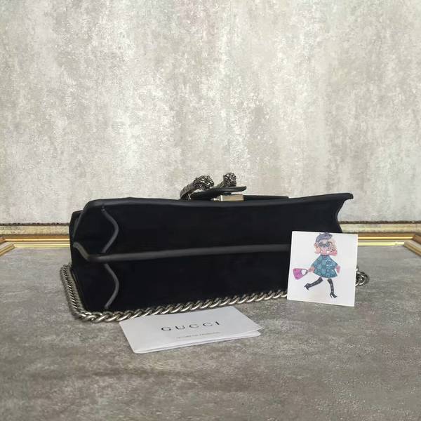 Gucci Medium Dionysus GG Canvas Shoulder Bag 400249 Black Gucci Medium Dionysus GG Canvas Shoulder Bag 400249 Black