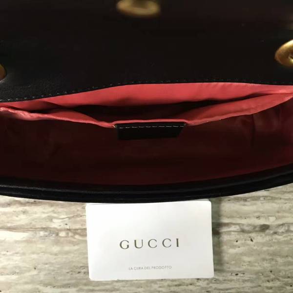 Gucci GG Marmont Suede Leather Mini Shoulder Bag 446744 Black Gucci GG Marmont Suede Leather Mini Shoulder Bag 446744 Black