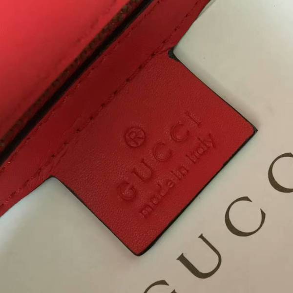 Gucci GG Marmont Crocodile Leather Shoulder Bag 431777 Red Gucci GG Marmont Crocodile Leather Shoulder Bag 431777 Red