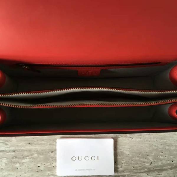 Gucci GG Marmont Crocodile Leather Shoulder Bag 431777 Red Gucci GG Marmont Crocodile Leather Shoulder Bag 431777 Red
