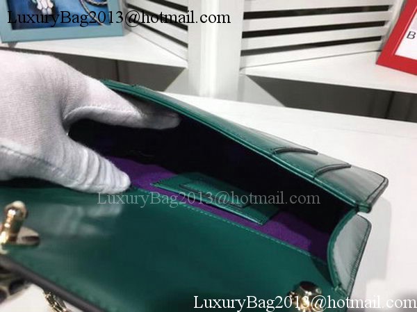 BVLGARI mini Shoulder Bag Calfskin Leather BG2283 Green BVLGARI mini Shoulder Bag Calfskin Leather BG2283 Green