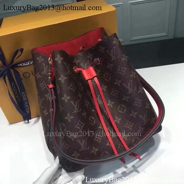 Louis Vuitton Monogram Canvas NEONOE M44022 Red Louis Vuitton Monogram Canvas NEONOE M44022 Red