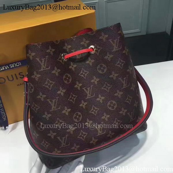 Louis Vuitton Monogram Canvas NEONOE M44022 Red Louis Vuitton Monogram Canvas NEONOE M44022 Red