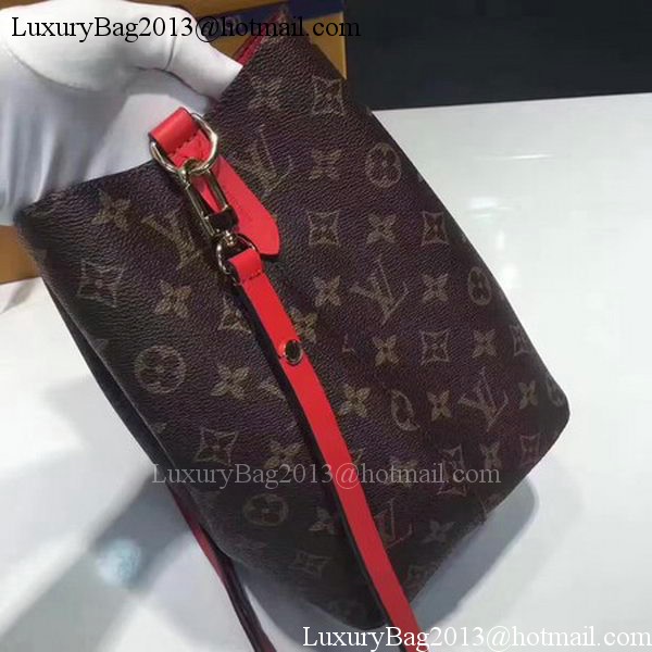 Louis Vuitton Monogram Canvas NEONOE M44022 Red Louis Vuitton Monogram Canvas NEONOE M44022 Red