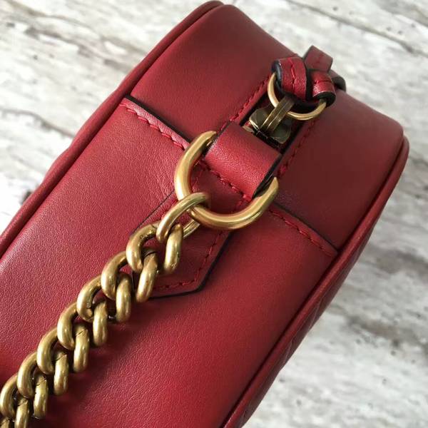 Gucci GG Marmont Matelasse Shoulder Bag 447632A Red Gucci GG Marmont Matelasse Shoulder Bag 447632A Red