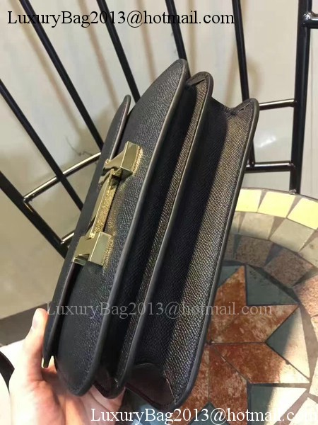 Hermes Constance Bag Calfskin Leather H9978 Black Hermes Constance Bag Calfskin Leather H9978 Black