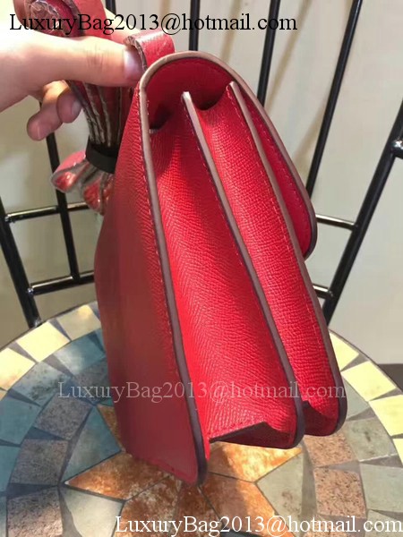 Hermes Constance Bag Calfskin Leather H9978 Red Hermes Constance Bag Calfskin Leather H9978 Red