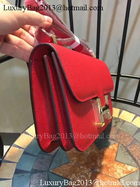 Hermes Constance Bag Calfskin Leather H9978 Red Hermes Constance Bag Calfskin Leather H9978 Red