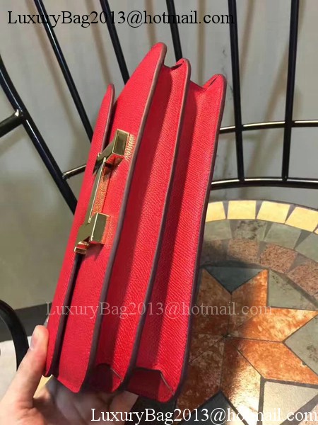 Hermes Constance Bag Calfskin Leather H9978 Red Hermes Constance Bag Calfskin Leather H9978 Red