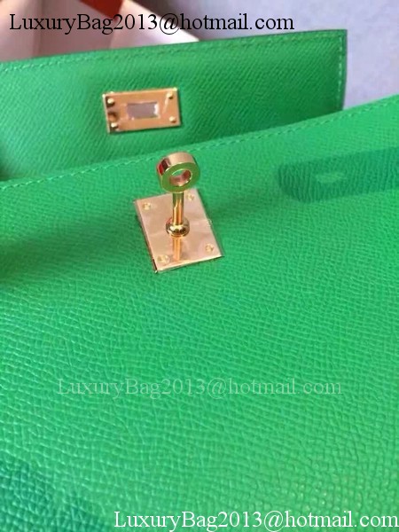 Hermes Kelly 22cm Tote Bag Original Leather KL22 Green Hermes Kelly 22cm Tote Bag Original Leather KL22 Green