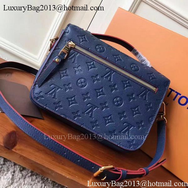 Louis Vuitton Monogram Empreinte POCHETTE METIS M41488 Blue Louis Vuitton Monogram Empreinte POCHETTE METIS M41488 Blue