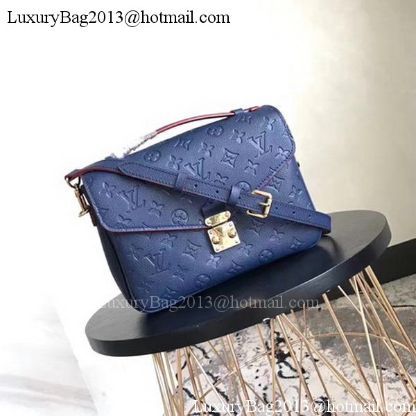 Louis Vuitton Monogram Empreinte POCHETTE METIS M41488 Blue Louis Vuitton Monogram Empreinte POCHETTE METIS M41488 Blue