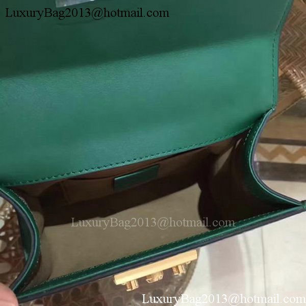 Gucci Padlock Gucci Signature Mini Shoulder Bag 409487 Green Gucci Padlock Gucci Signature Mini Shoulder Bag 409487 Green