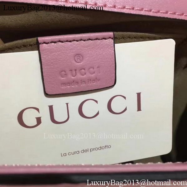 Gucci Padlock Gucci Signature Mini Shoulder Bag 409487 Pink Gucci Padlock Gucci Signature Mini Shoulder Bag 409487 Pink