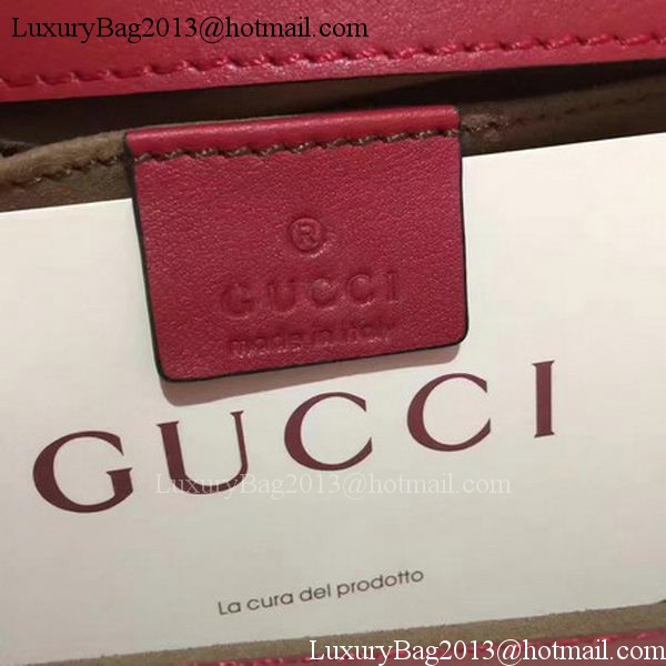 Gucci Padlock Gucci Signature Mini Shoulder Bag 409487 Red Gucci Padlock Gucci Signature Mini Shoulder Bag 409487 Red