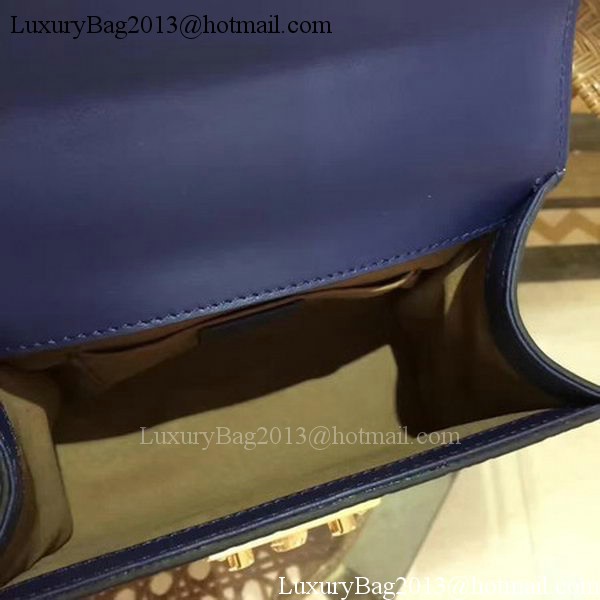 Gucci Padlock Gucci Signature Mini Shoulder Bag 409487 Royal Gucci Padlock Gucci Signature Mini Shoulder Bag 409487 Royal