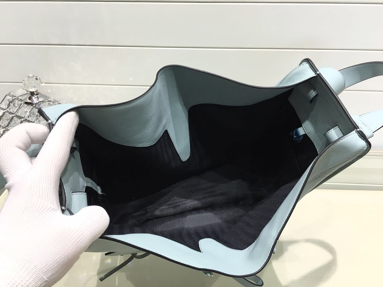 Loewe Hammock Mini Bag 1100 Light Blue Loewe Hammock Mini Bag 1100 Light Blue