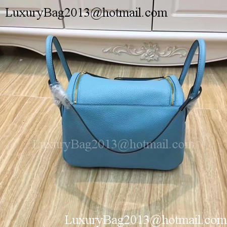 Hermes Lindy 30CM Original Leather Shoulder Bag LD30 Blue&Green Hermes Lindy 30CM Original Leather Shoulder Bag LD30 Blue&Green