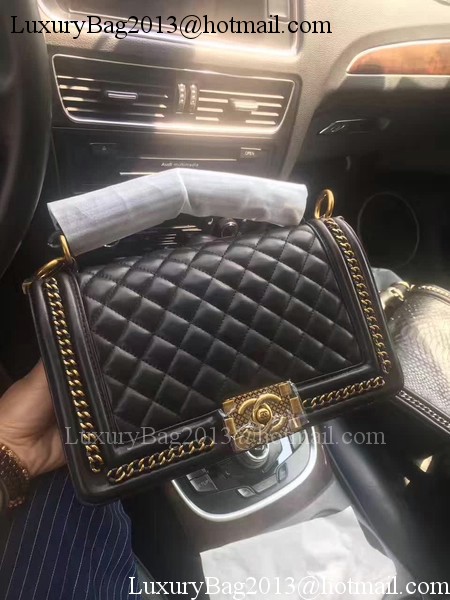 Boy Chanel Flap Bag Original Calfskin Leather A67086B Black Boy Chanel Flap Bag Original Calfskin Leather A67086B Black