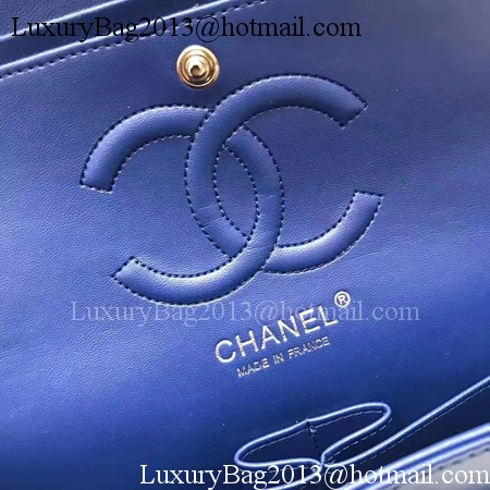 Chanel 2.55 Series Flap Bags Original Sheepskin A1112 Blue Chanel 2.55 Series Flap Bags Original Sheepskin A1112 Blue