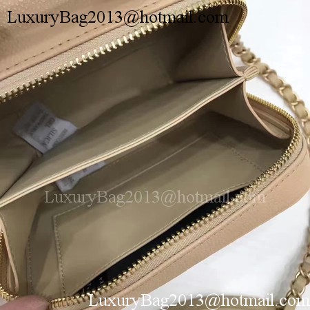 Chanel Cosmetic Bag Original Cannage Pattern A93341 Apricot Chanel Cosmetic Bag Original Cannage Pattern A93341 Apricot