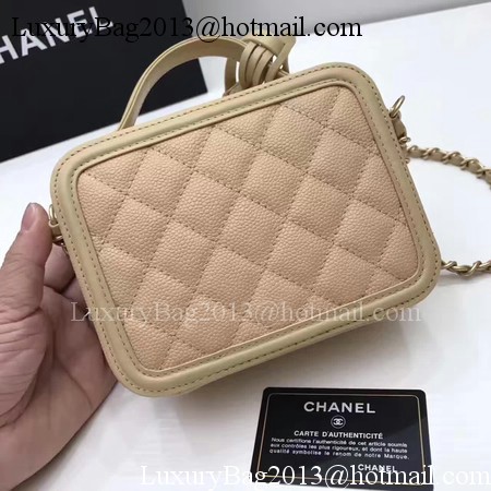 Chanel Cosmetic Bag Original Cannage Pattern A93341 Apricot Chanel Cosmetic Bag Original Cannage Pattern A93341 Apricot
